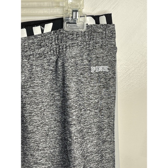 VICTORIA'S SECRET PINK ULTIMATE Women's Sz L Gray Stretch JOGGERS PANTS - Picture 5 of 8